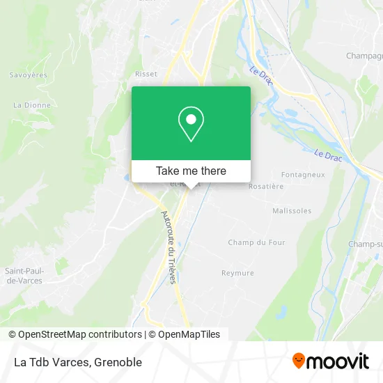 La Tdb Varces map