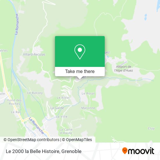 Le 2000 la Belle Histoire map