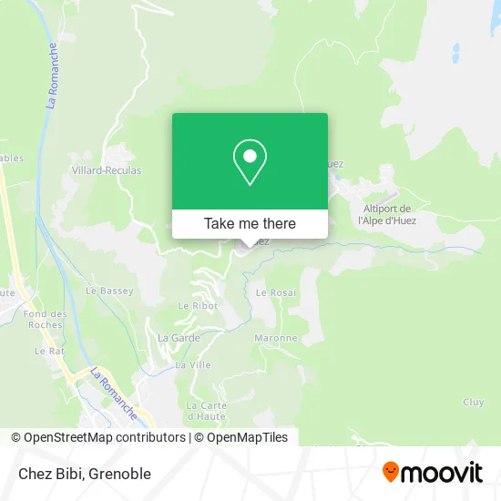 Chez Bibi map