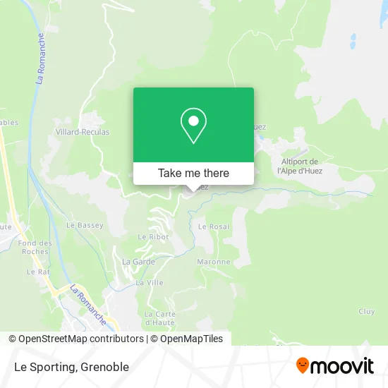 Le Sporting map