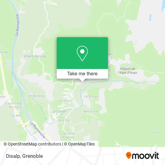 Disalp map