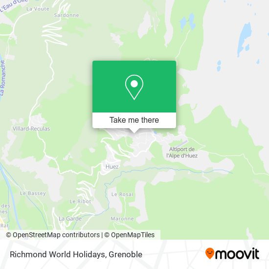 Richmond World Holidays map