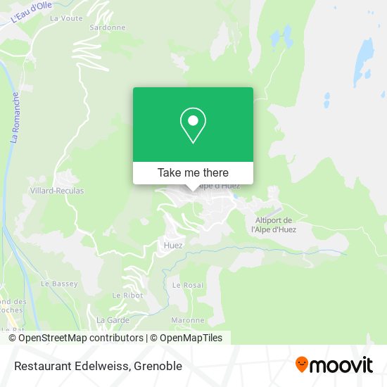 Restaurant Edelweiss map
