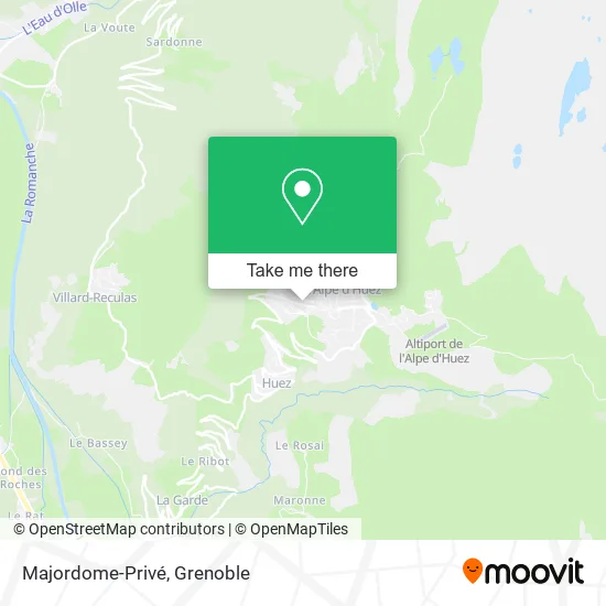 Majordome-Privé map