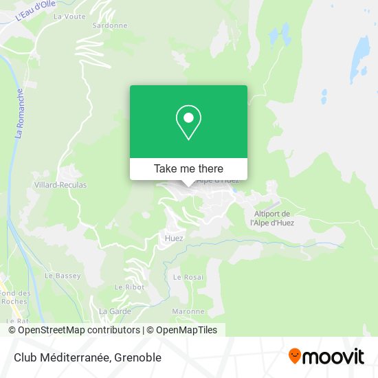 Club Méditerranée map