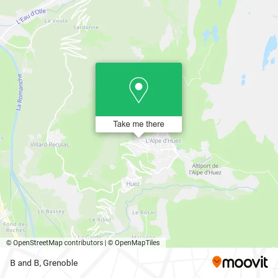 B and B map