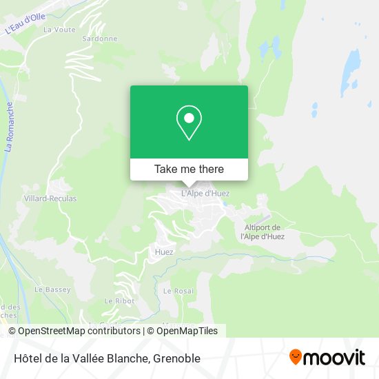 Hôtel de la Vallée Blanche map