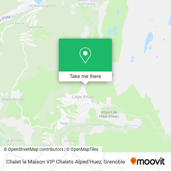 Chalet la Maison VIP Chalets Alped'Huez map