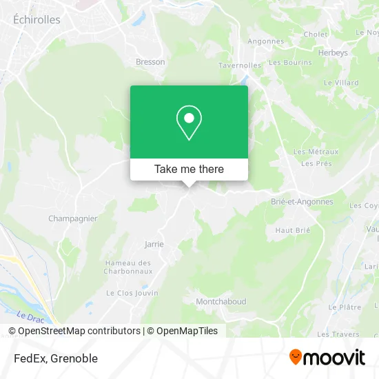 FedEx map