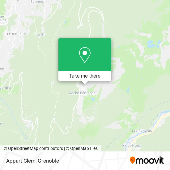 Appart Clem map