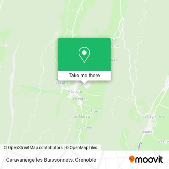 Caravaneige les Buissonnets map