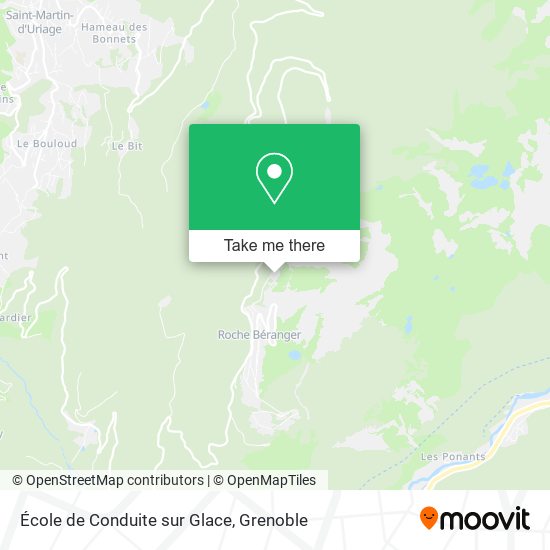 École de Conduite sur Glace map