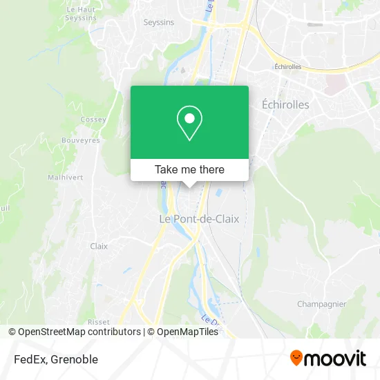 FedEx map