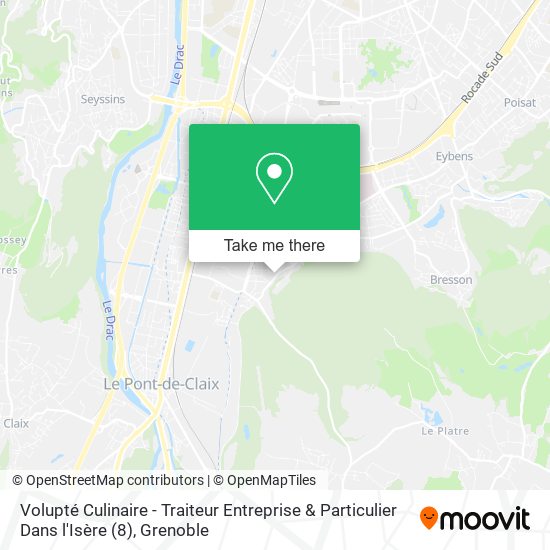 Volupté Culinaire - Traiteur Entreprise & Particulier Dans l'Isère (8) map