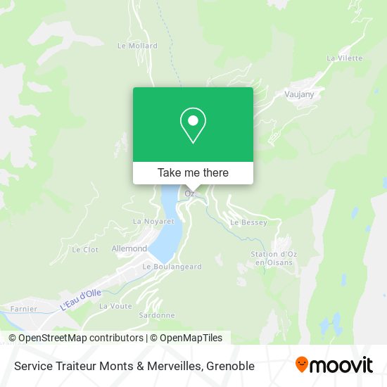 Service Traiteur Monts & Merveilles map