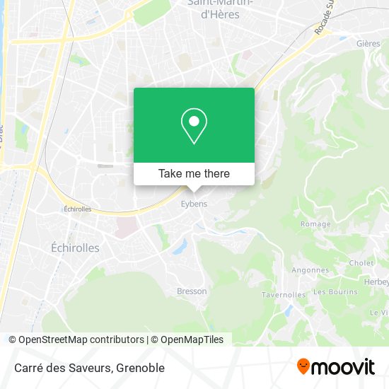 Carré des Saveurs map