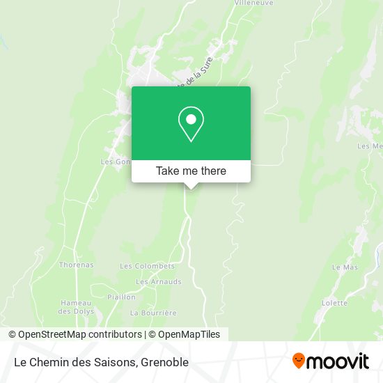 Le Chemin des Saisons map