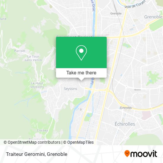 Traiteur Geromini map