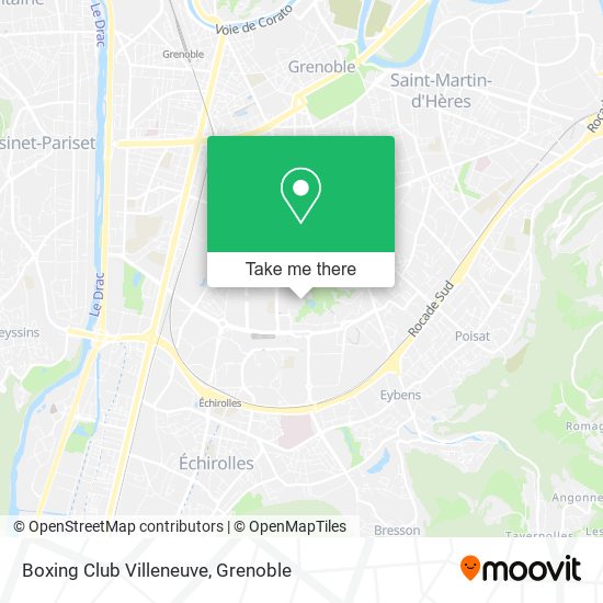 Boxing Club Villeneuve map