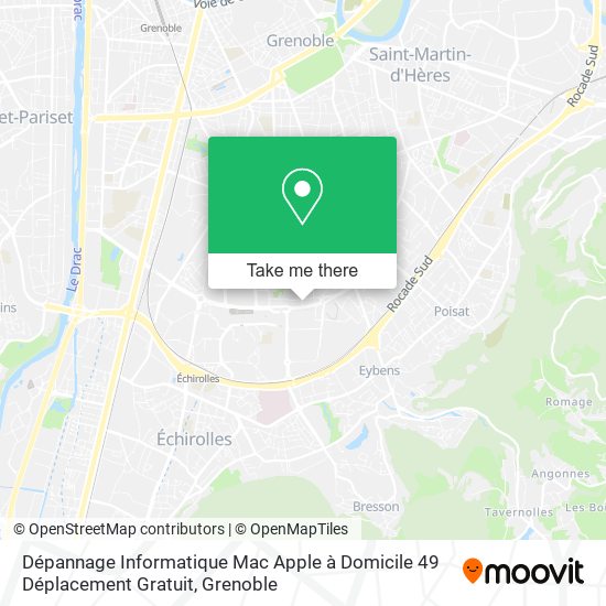 Dépannage Informatique Mac Apple à Domicile 49 Déplacement Gratuit map