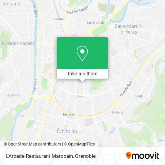 L'Arcade Restaurant Marocain map