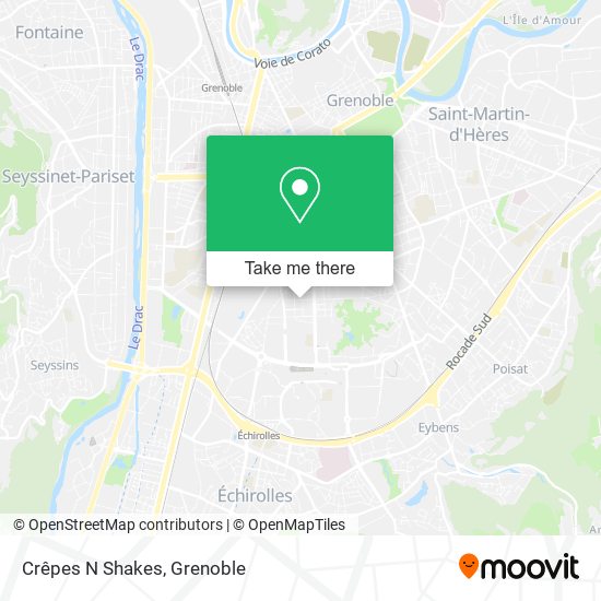 Crêpes N Shakes map