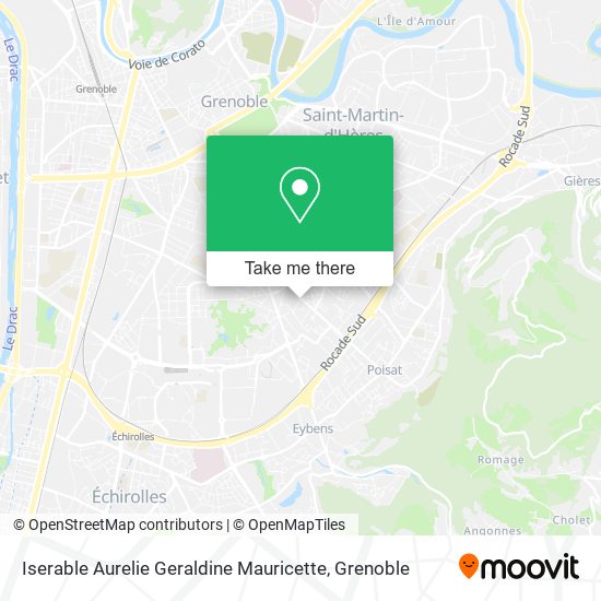 Iserable Aurelie Geraldine Mauricette map