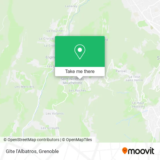 Gîte l'Albatros map