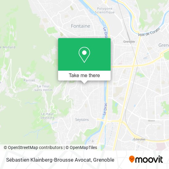 Sébastien Klainberg-Brousse Avocat map