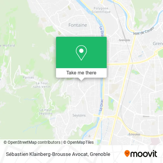 Sébastien Klainberg-Brousse Avocat map