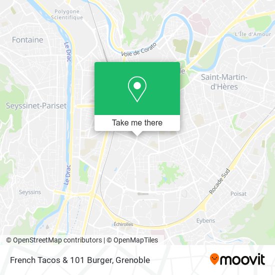 French Tacos & 101 Burger map