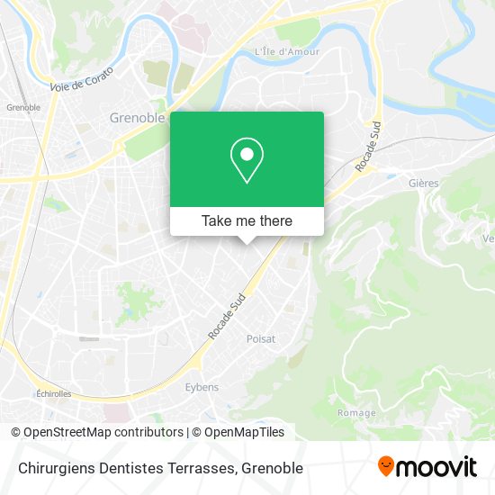 Chirurgiens Dentistes Terrasses map