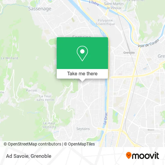 Ad Savoie map