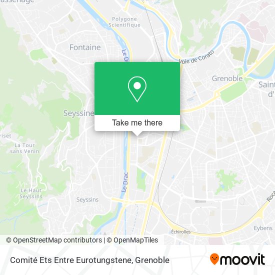 Comité Ets Entre Eurotungstene map