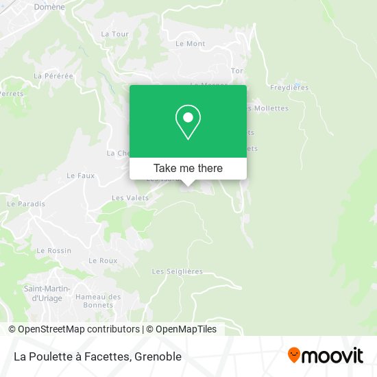 La Poulette à Facettes map