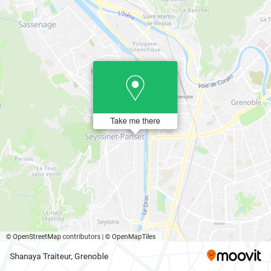 Mapa Shanaya Traiteur