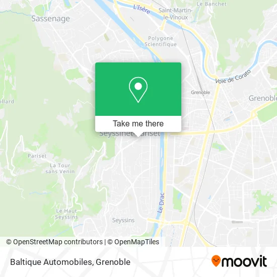 Baltique Automobiles map
