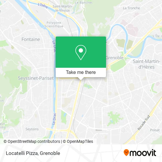 Locatelli Pizza map