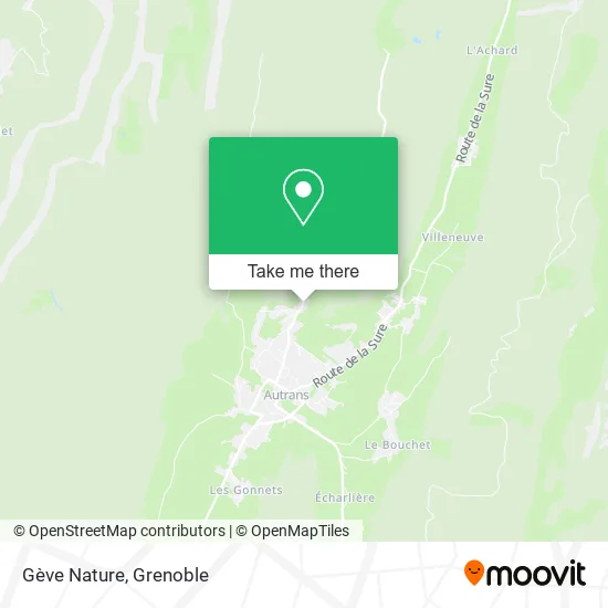 Gève Nature map