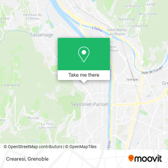 Crearesi map