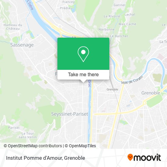 Institut Pomme d'Amour map