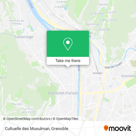 Cultuelle des Musulman map