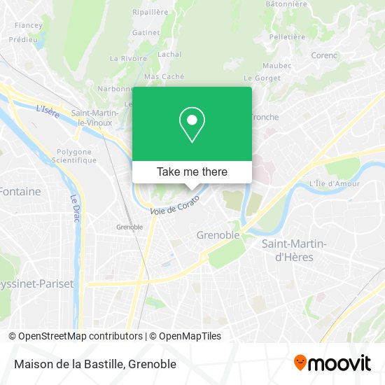 Maison de la Bastille map