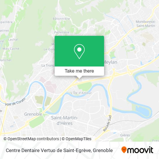 Centre Dentaire Vertuo de Saint-Egrève map