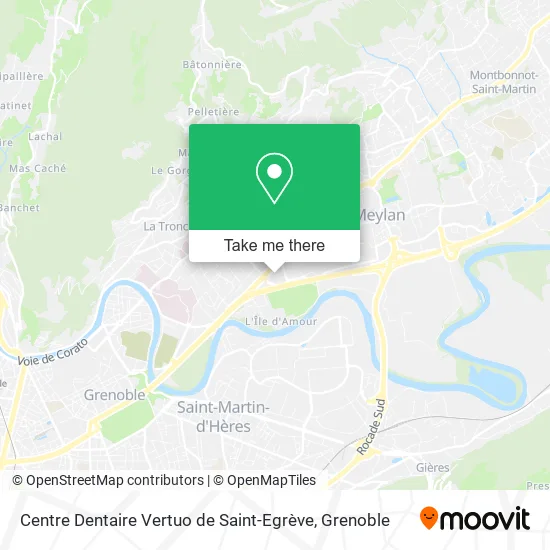 Centre Dentaire Vertuo de Saint-Egrève map