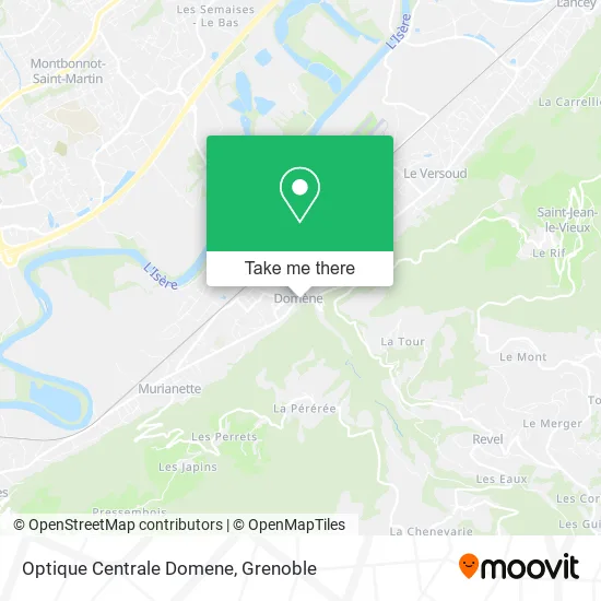 Optique Centrale Domene map