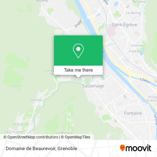 Domaine de Beaurevoir map