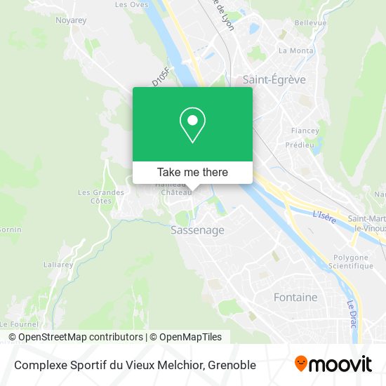 Complexe Sportif du Vieux Melchior map