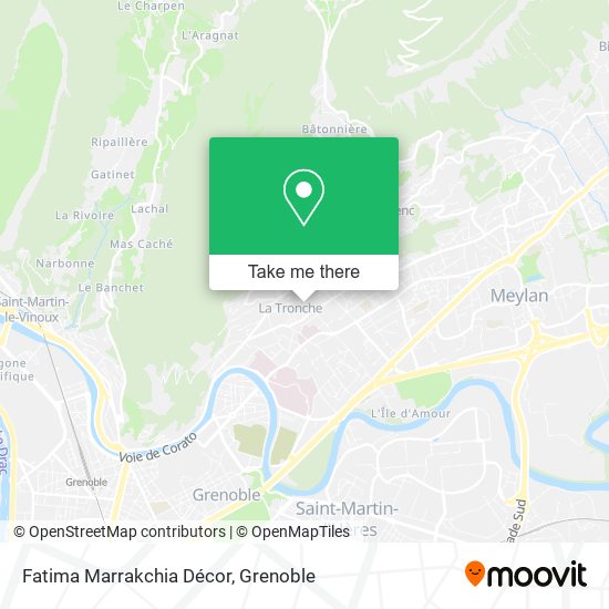 Fatima Marrakchia Décor map