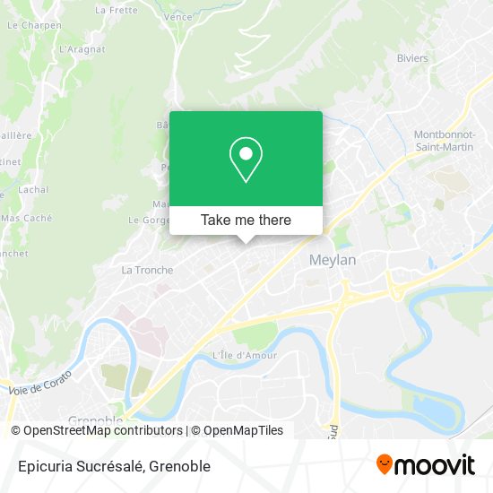 Epicuria Sucrésalé map